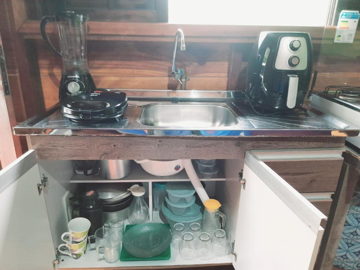 827 Chale Pe Na Areia, Completo Na Praia Do Estaleiro Em Ubatuba - 1 Dormitorio, 1 Banheiro, 1 Vaga De Garagem Exteriér fotografie