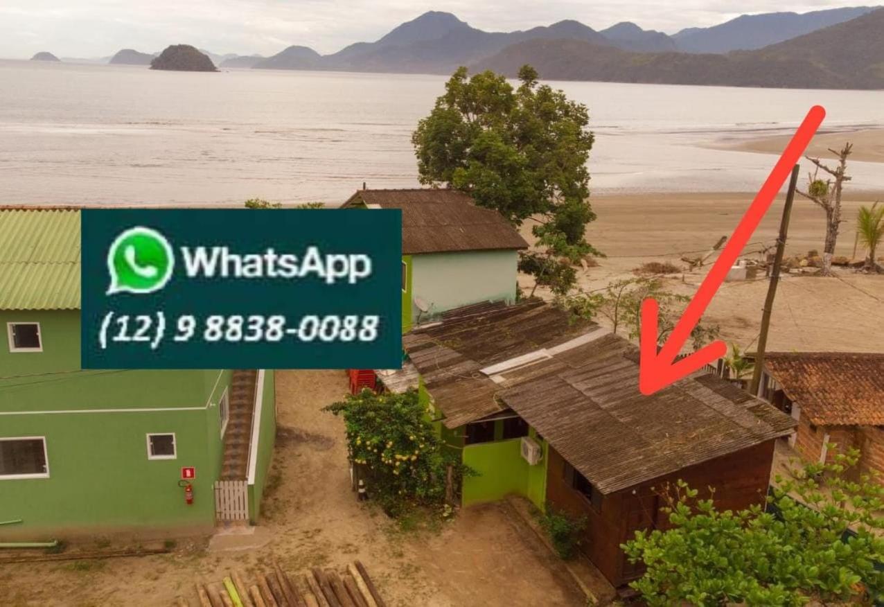 827 Chale Pe Na Areia, Completo Na Praia Do Estaleiro Em Ubatuba - 1 Dormitorio, 1 Banheiro, 1 Vaga De Garagem Exteriér fotografie